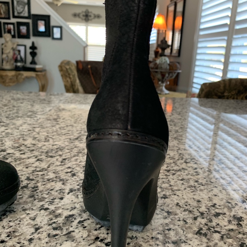 Suede Booties - image 2